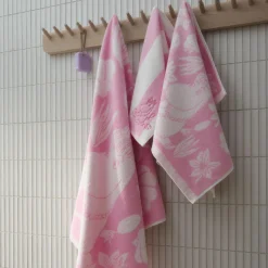 Mumi håndklæde seashells pink