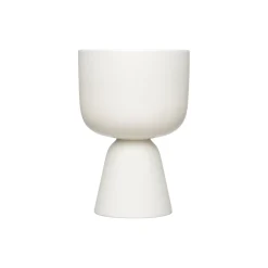 Nappula urtepotte small, hvid
