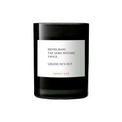 No. 2 Candle, Never make the same mistake