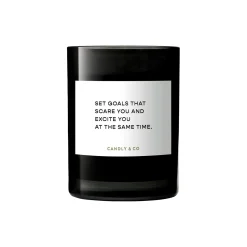 No. 4 Candle, Set goals that scare you and excite you at the same time