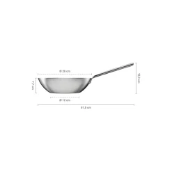 Norden Steel wok ubelagt Ø 28 cm