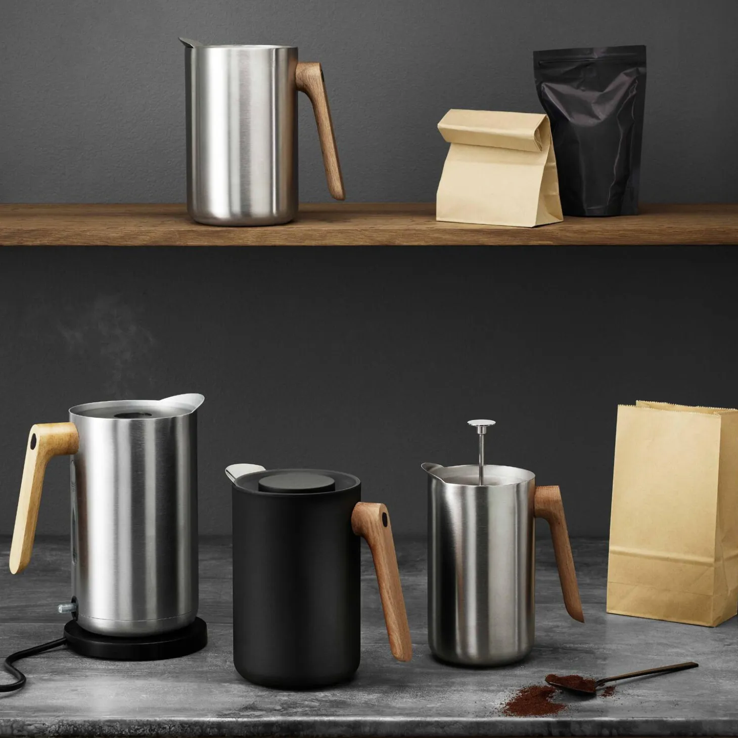Nordic Kitchen elkedel, steel