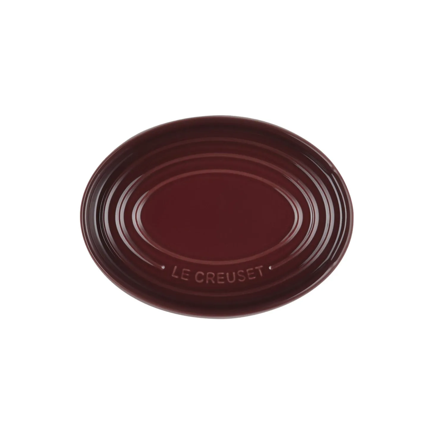 Oval grydeskeholder, garnet