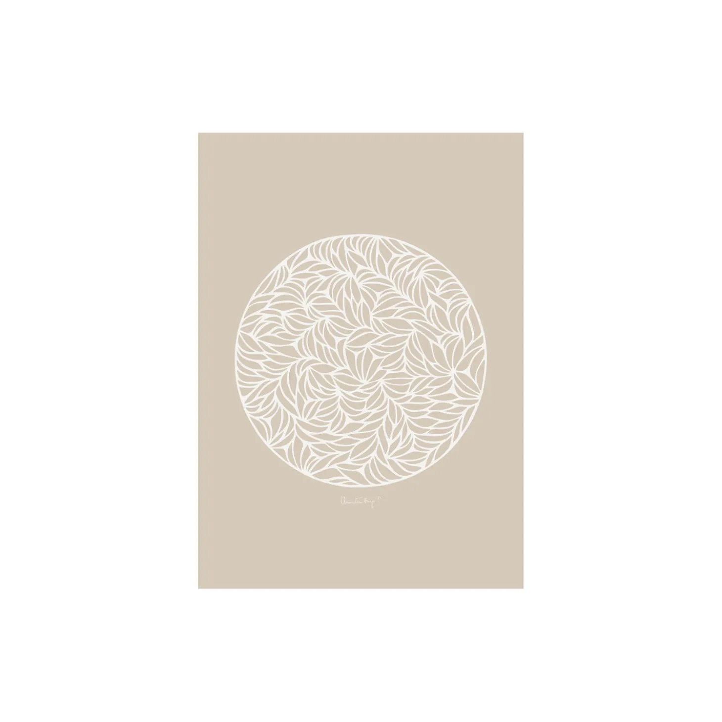Papercut 05, beige