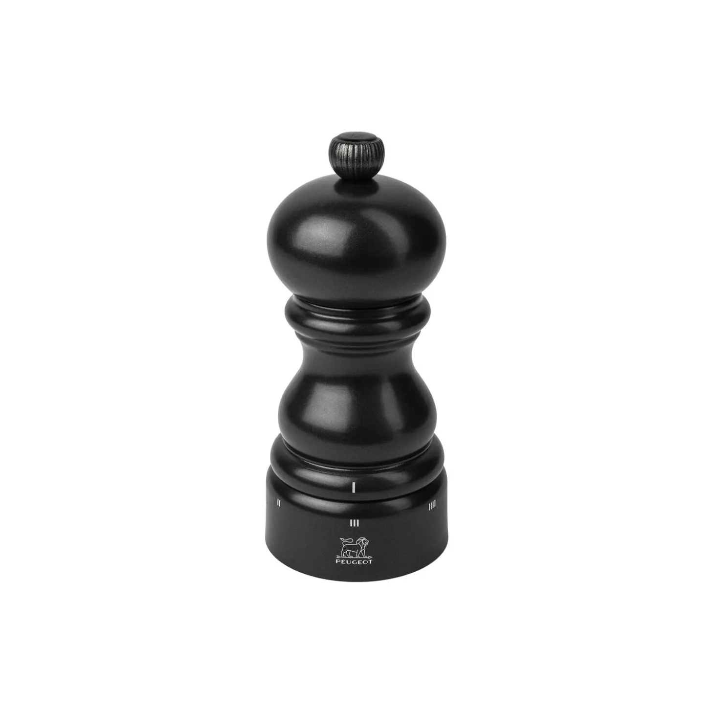 Paris uS peberkværn 12 cm, sort satin