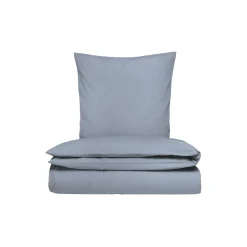 Percale sengesæt, dueblå
