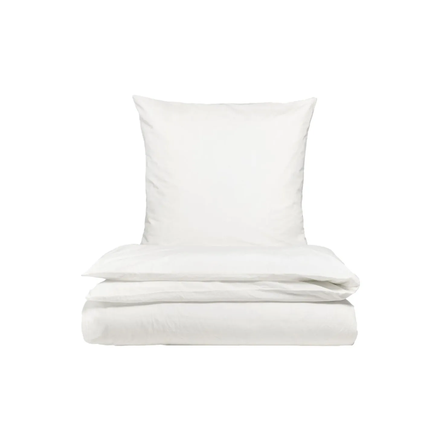 Percale sengesæt, hvid