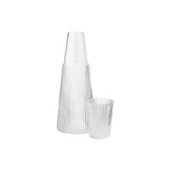Pilastro karaffel med glas