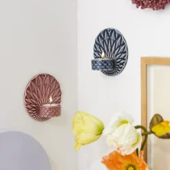 Pipanella Wall Votive Scales, dusty rose