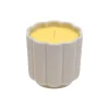 Play lys i rund keramikform, beige/gul
