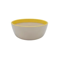 Play skål Ø 19 cm, beige/gul