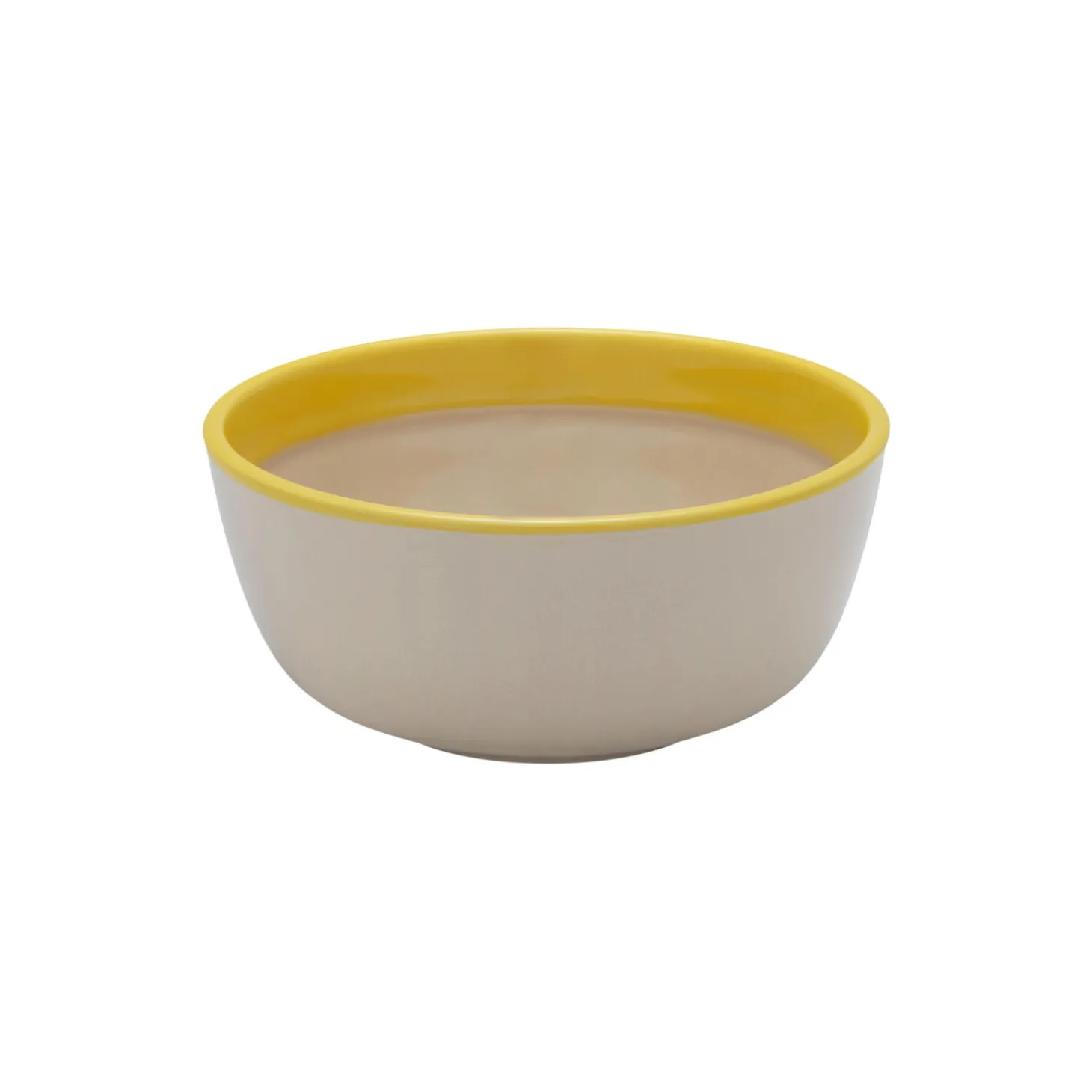 Play skål Ø 13 cm, beige/gul