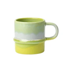 Poppery Krus med hank, apple green/mint