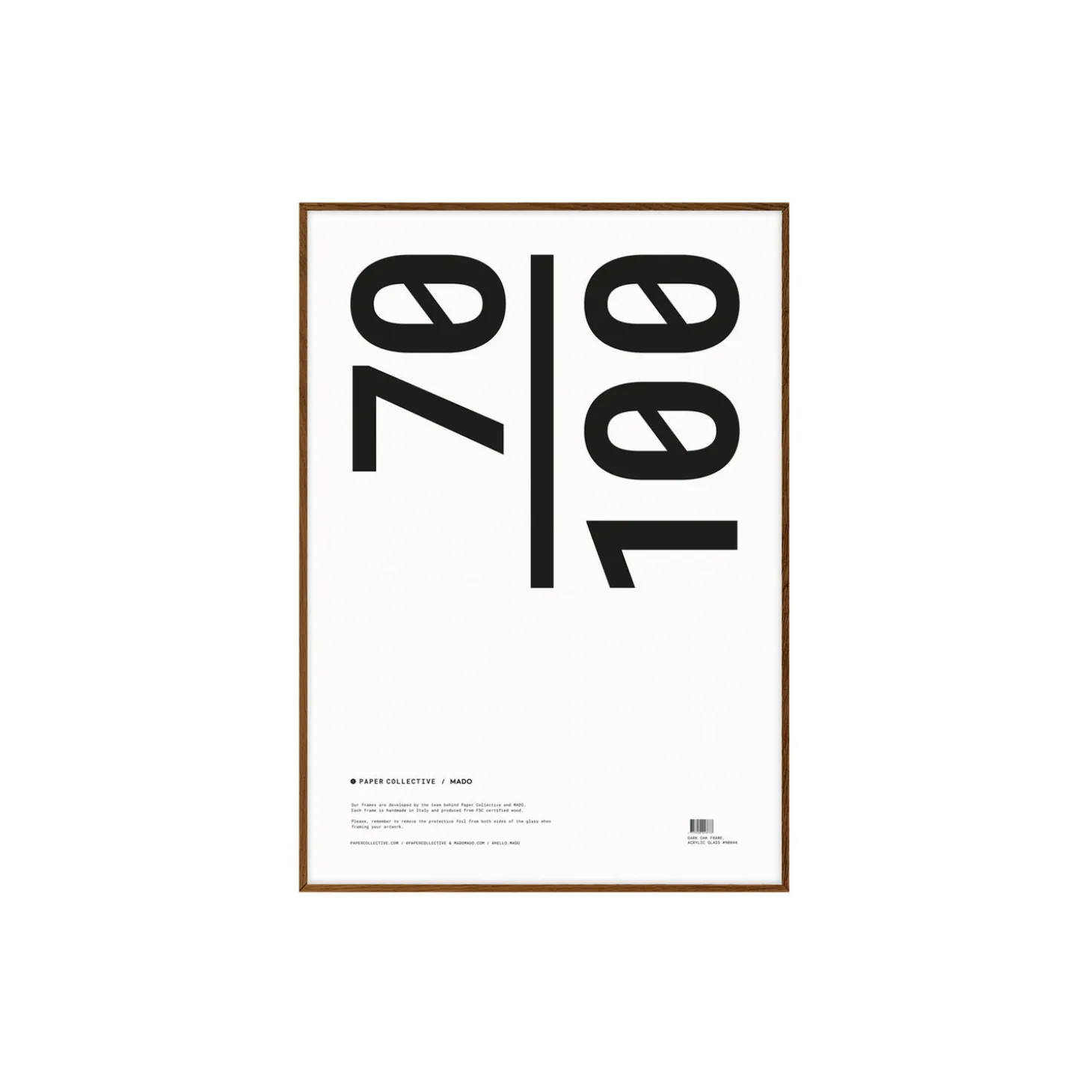 Ramme, dark oak