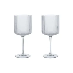 Ripple Rødvinsglas 2 stk., clear