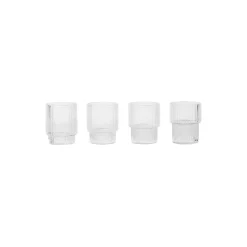 Ripple Small Glasses 4 pcs