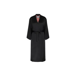 Robes Satin Robe 01, black