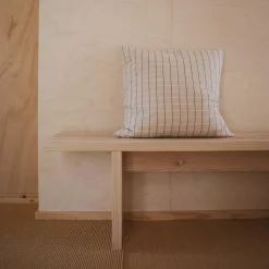 Sienna pude, winter white check