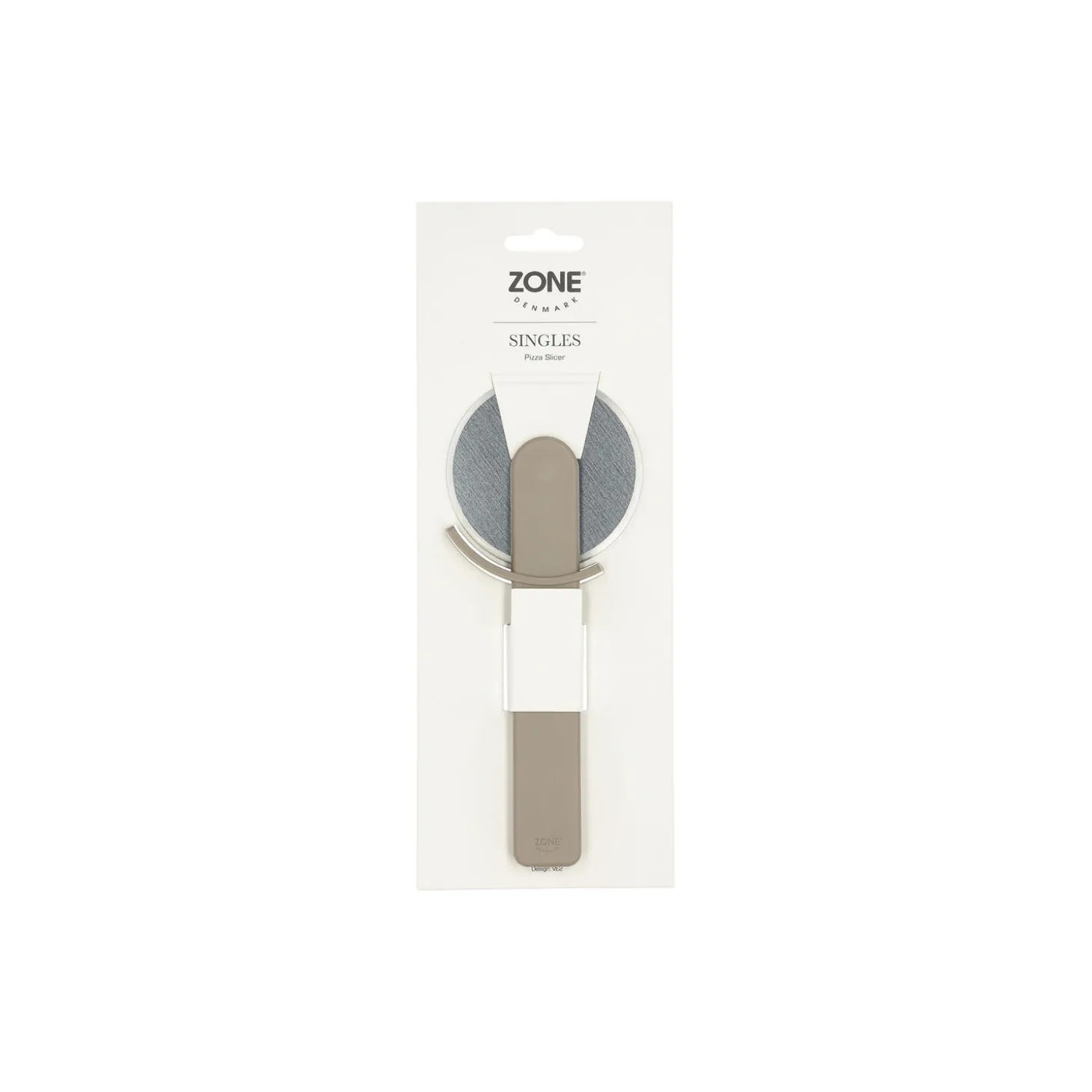 Singles pizzahjul, soft taupe