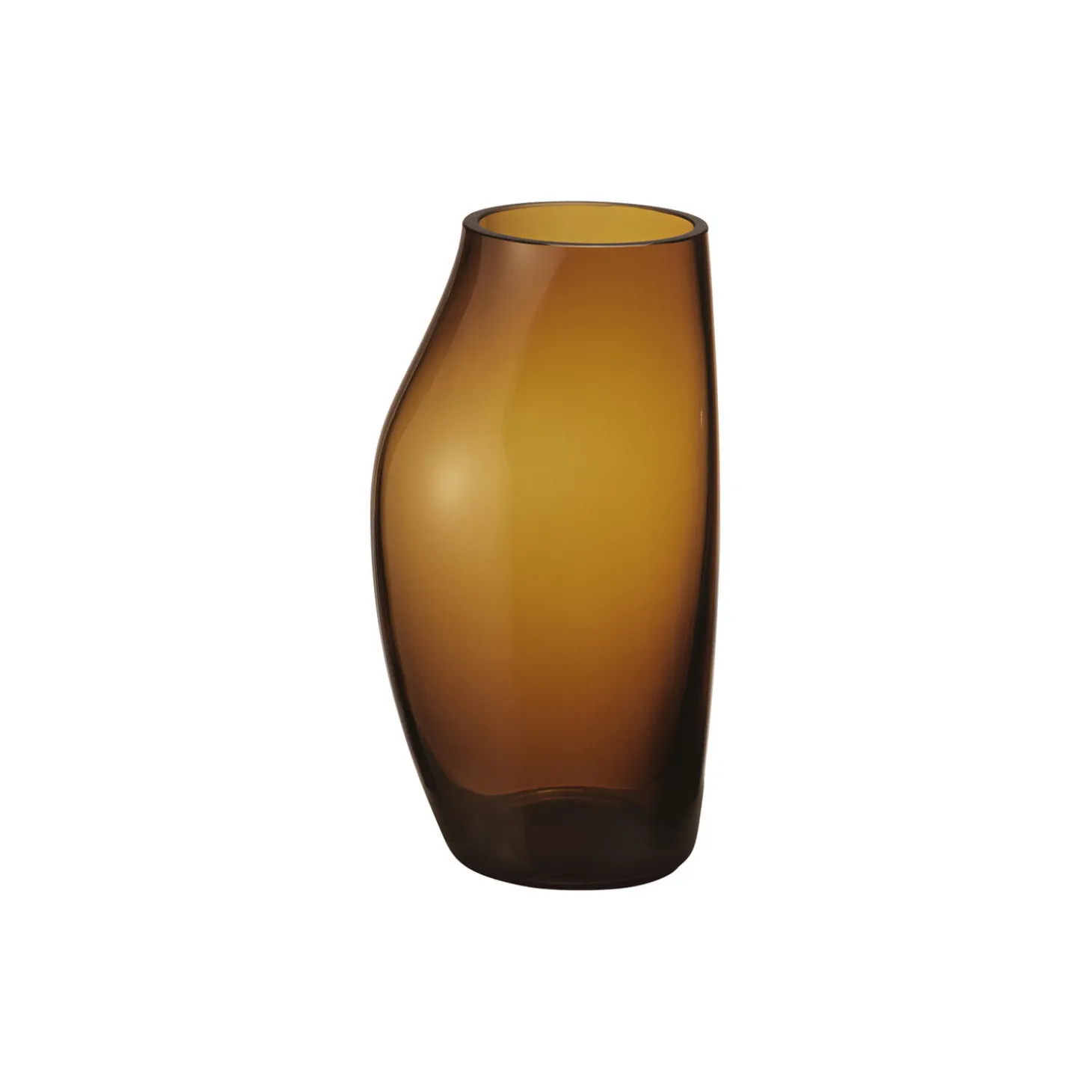 Sky vase, amber