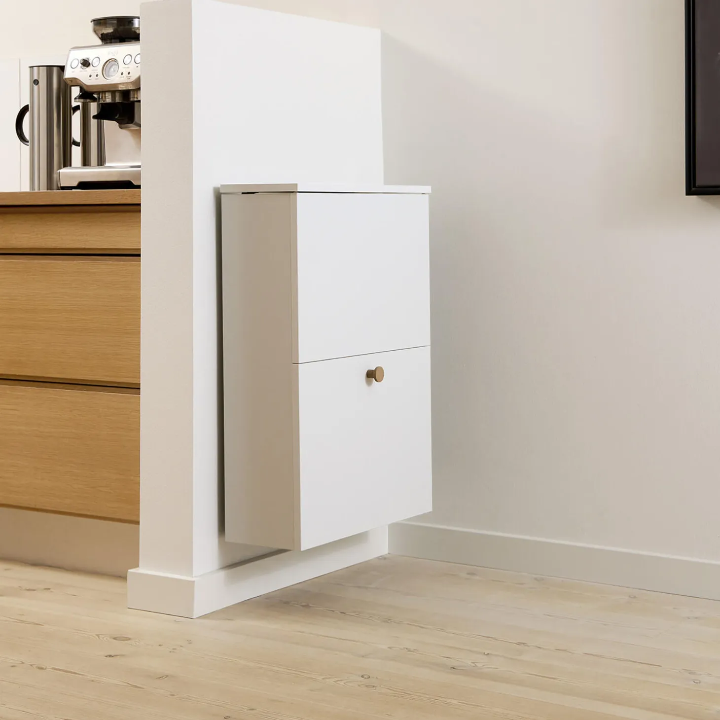 SORTED Standard Tall affaldssortering, snow white