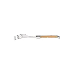 Steakgaffel, brunt horn
