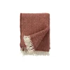 Stella uld plaid, rust