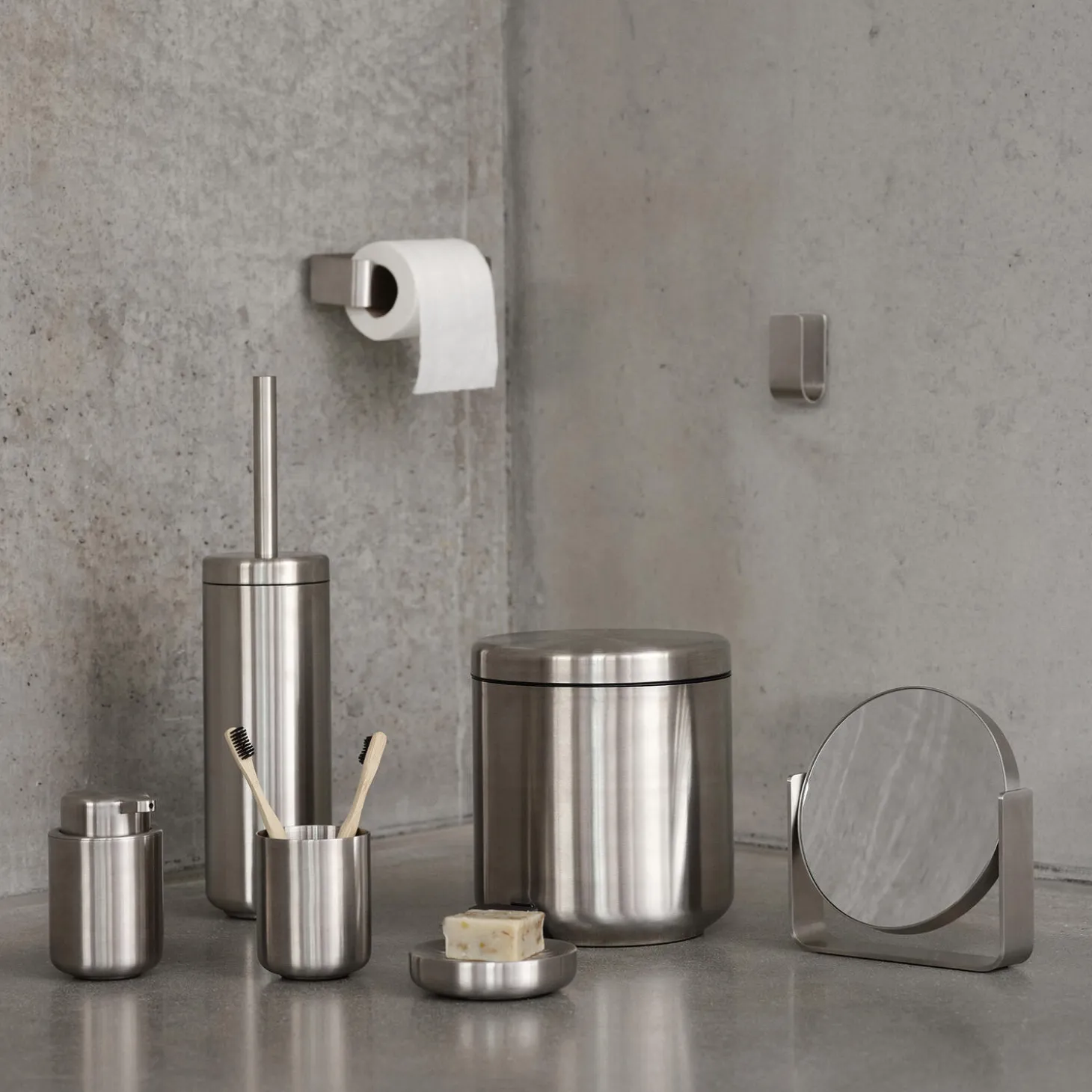 Ume toiletrulleholder, steel