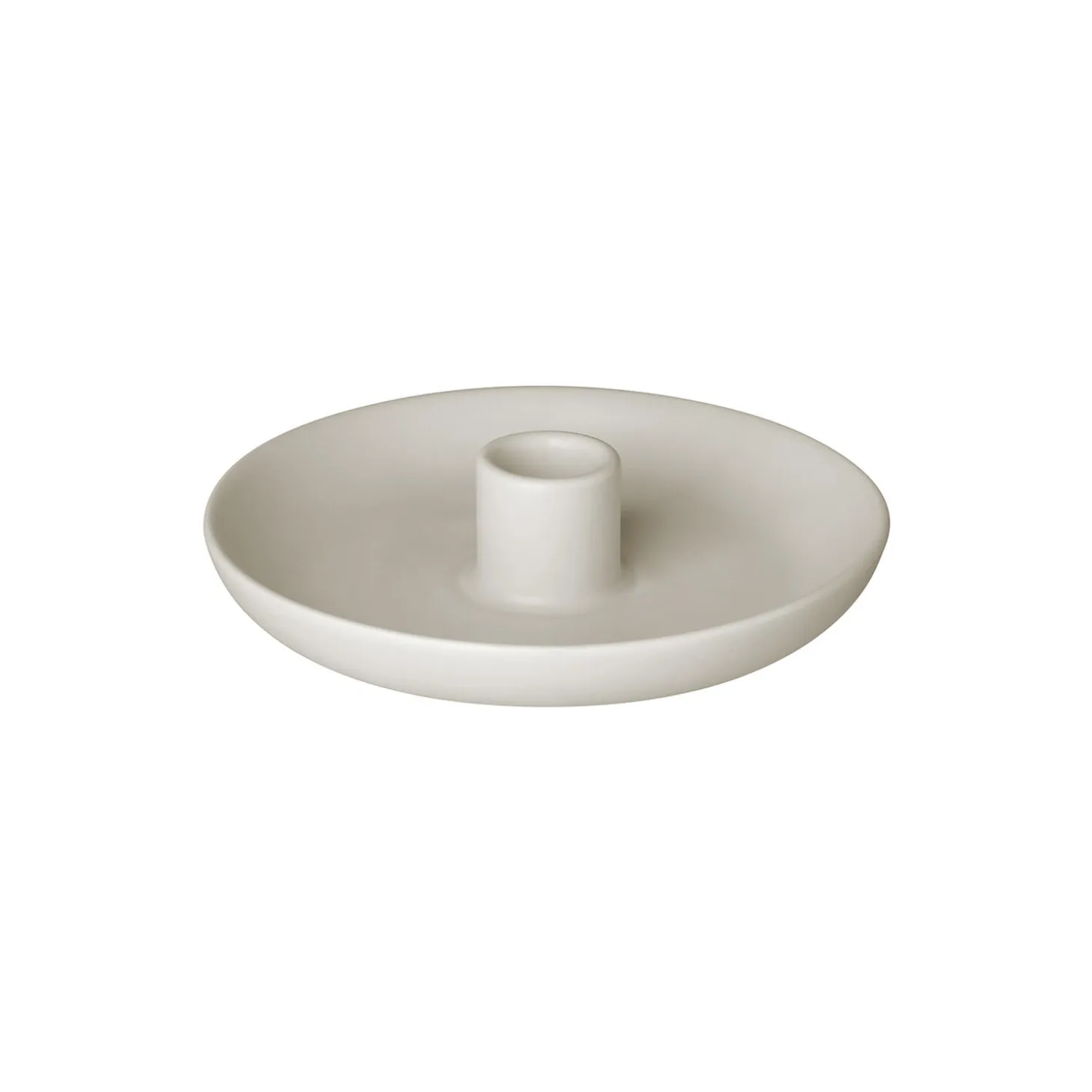 VELA Rund Lysestage M, moonbeam