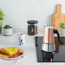 Venus espressokande 4 kopper, kobber