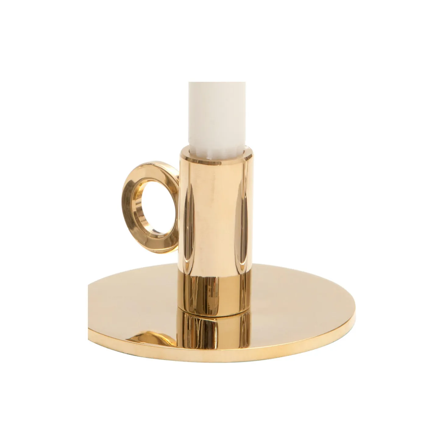 Vesper lysestage, messing